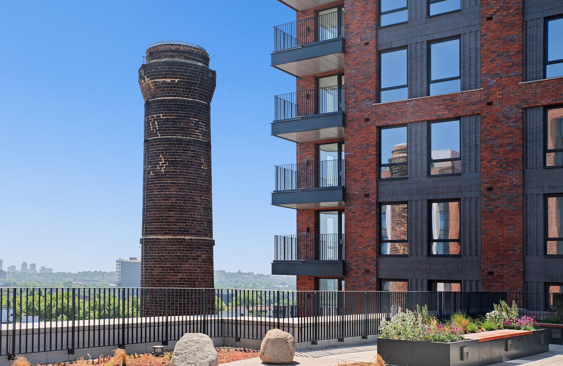 Ketley wavy bricks at Glengall Rise Southern Housing